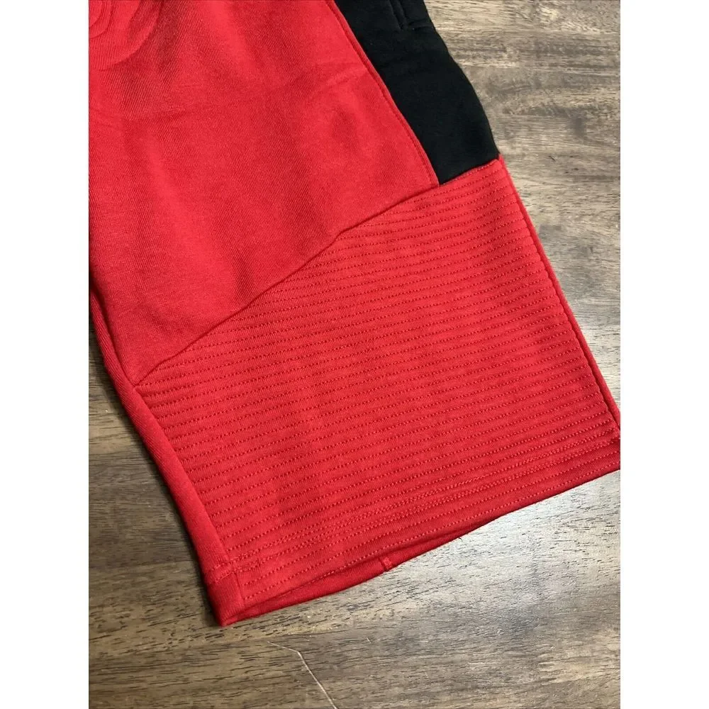 Vintage Y2K Phat Farm Baggy Long‎ Shorts Size Medium Red Pockets Sweat Shorts